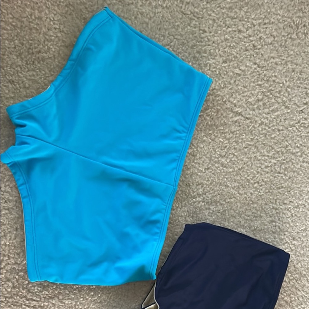 NWOT Lands end girls Sz 12 & 14 boy short Swim Bottoms